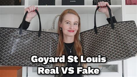 goyard tote authentic vs fake|authentic goyard st louis tote.